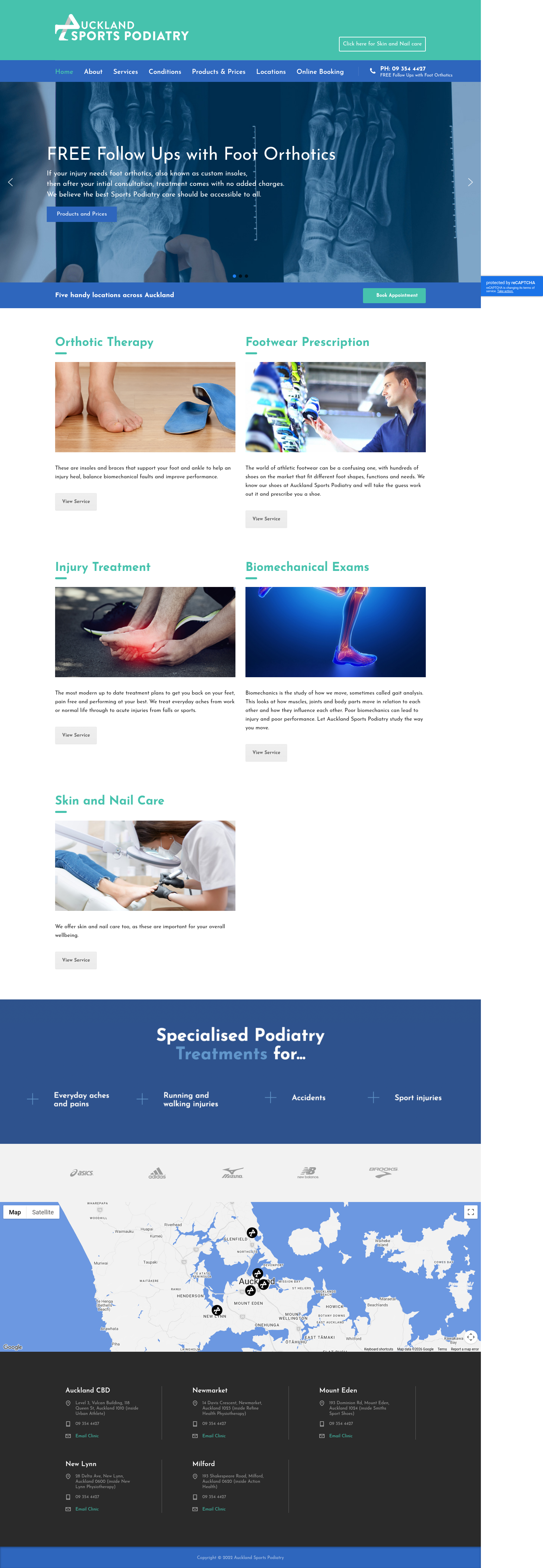 Original site — aucklandsportspodiatry.co.nz
