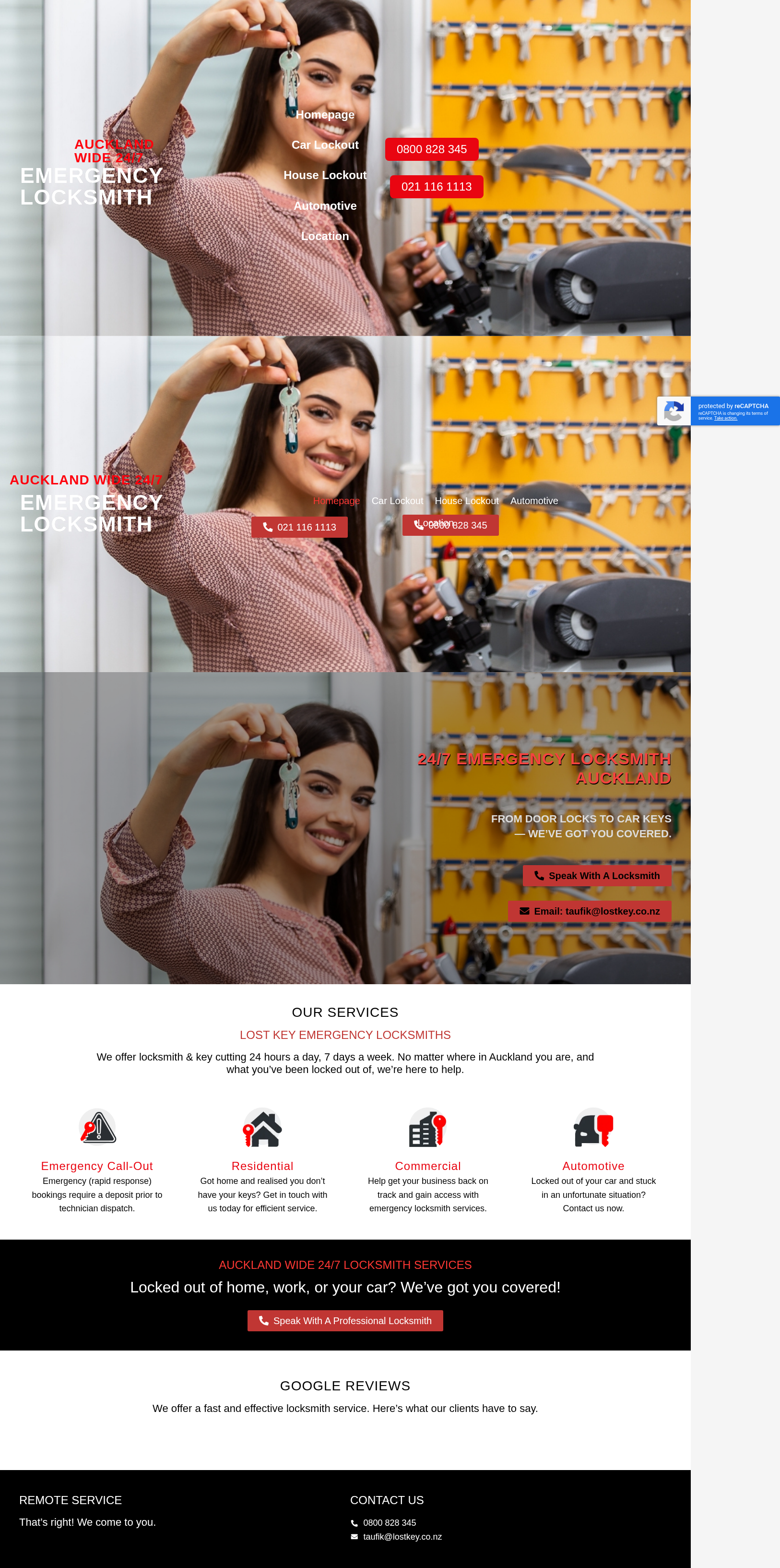 Original site — lostkey.co.nz