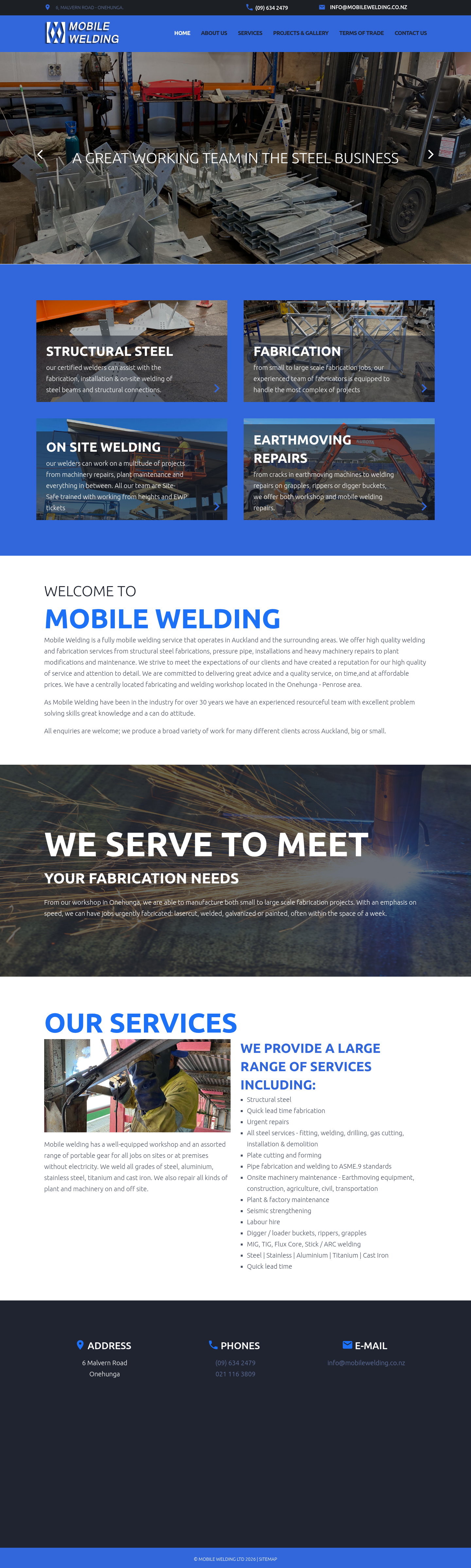 Original site — mobilewelding.co.nz