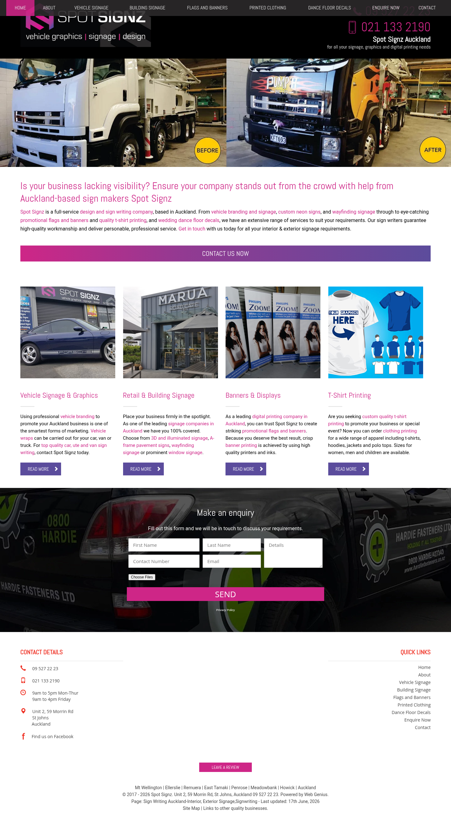 Original site — spotsignz.co.nz