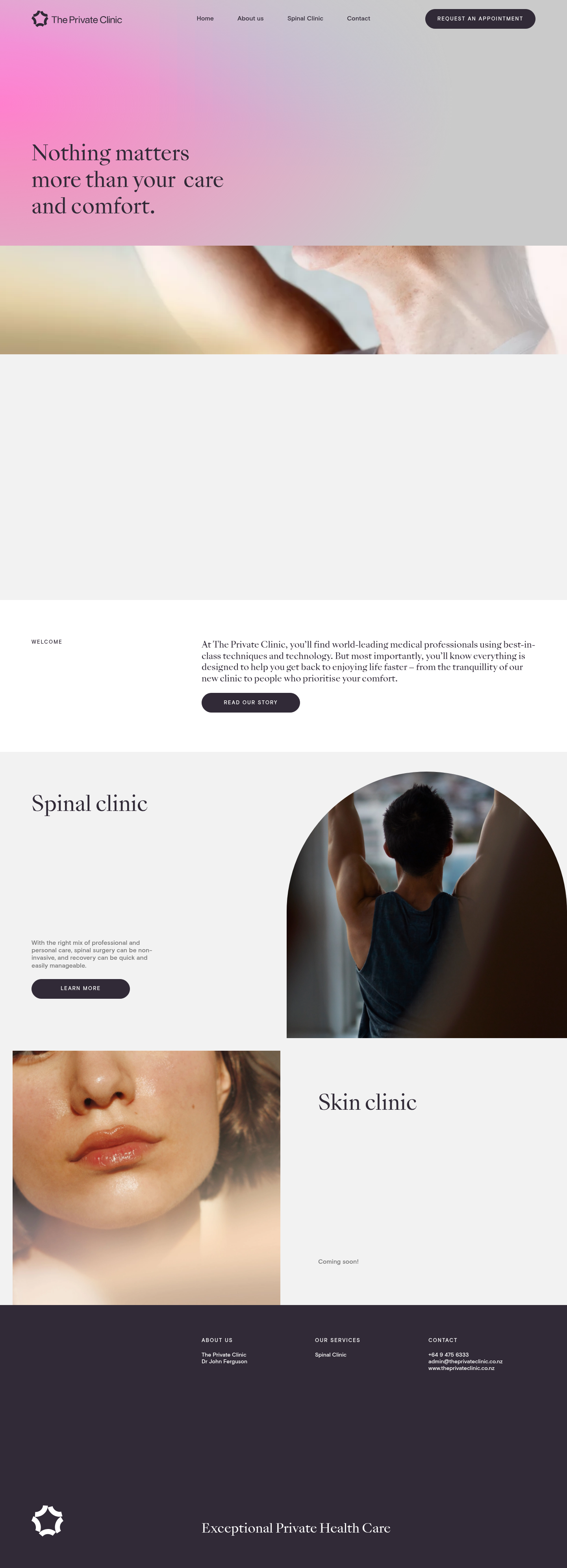 Original site — theprivateclinic.co.nz