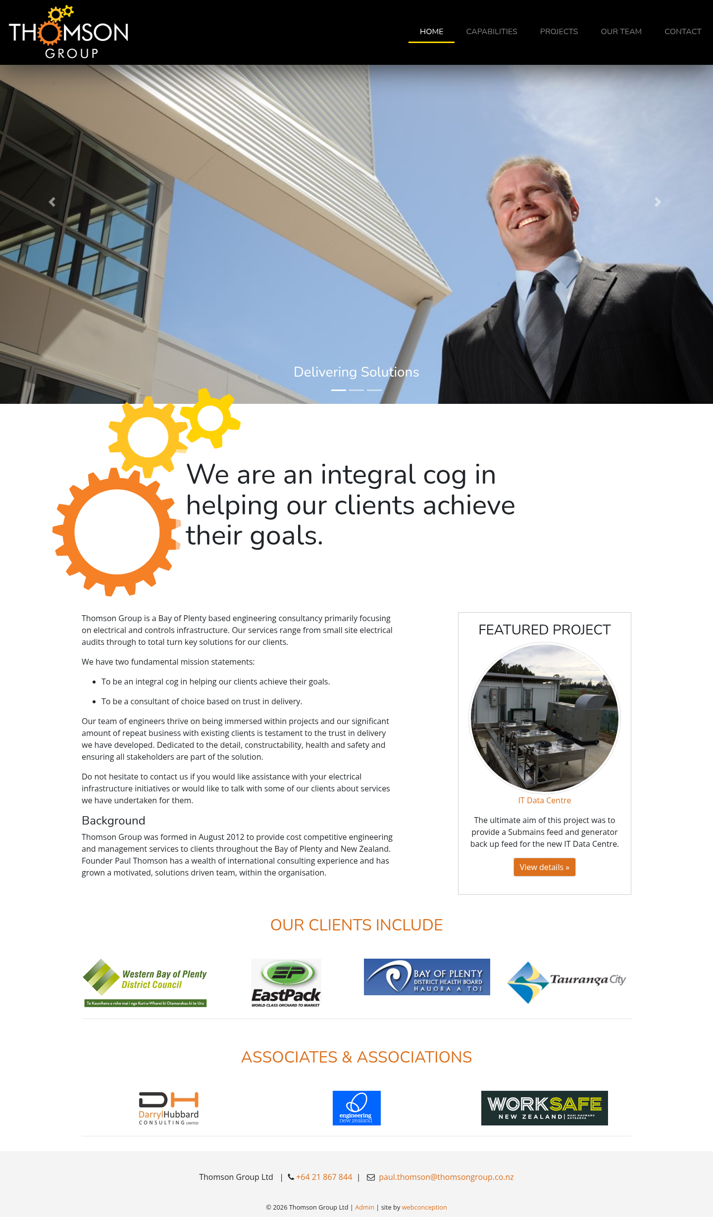 Original site — thomsongroup.co.nz