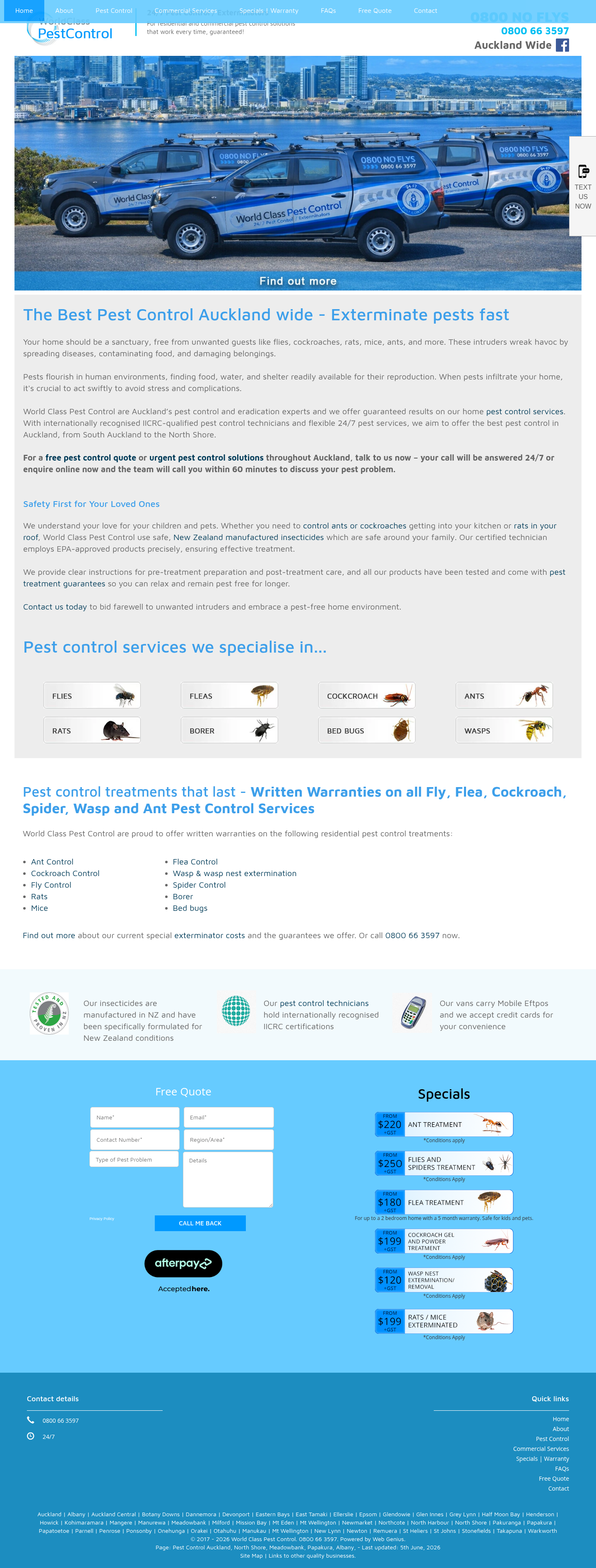 Original site — wcpestcontrol.co.nz